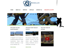 Tablet Screenshot of magellancompany.com.au